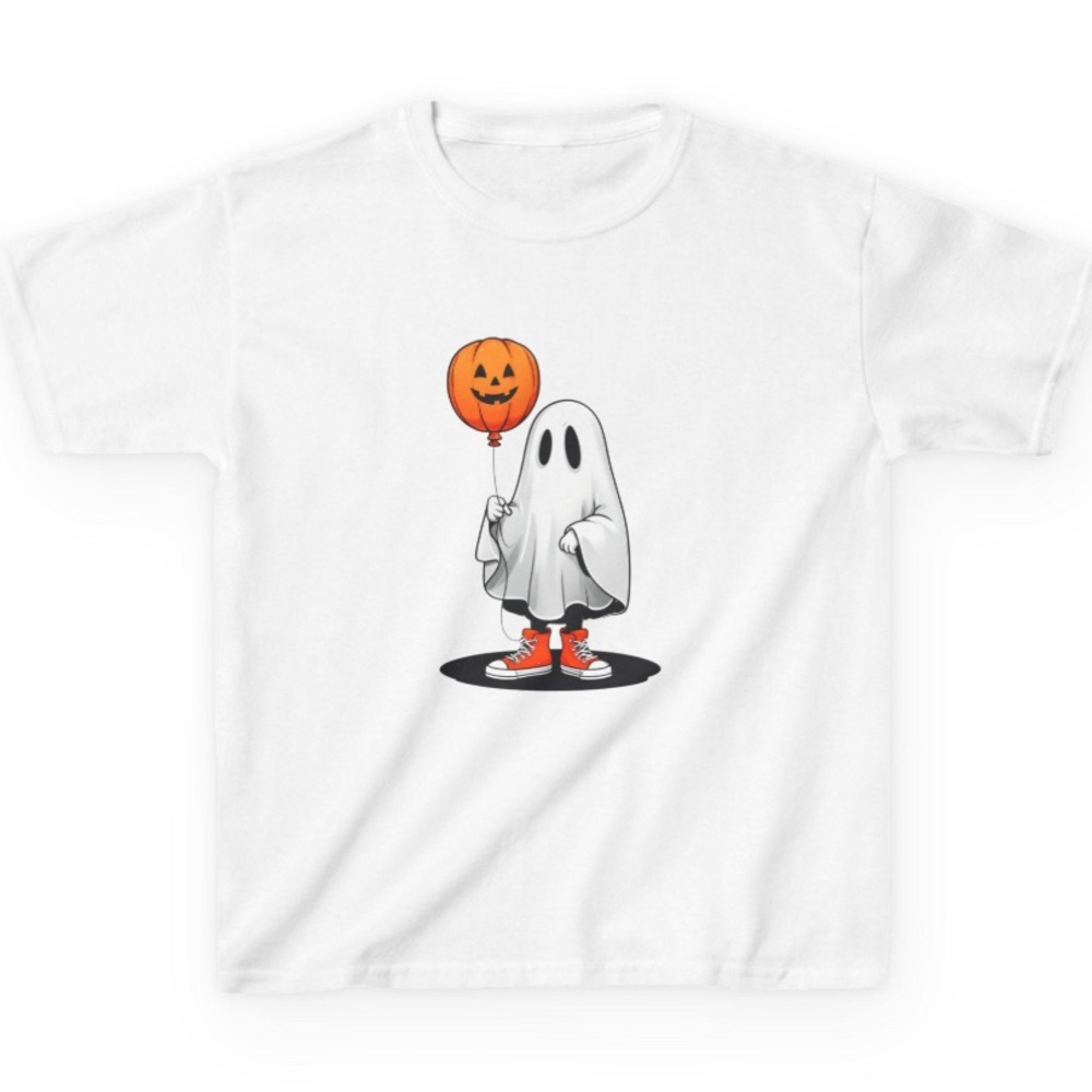 Kids Ghost Costume T-Shirt - White